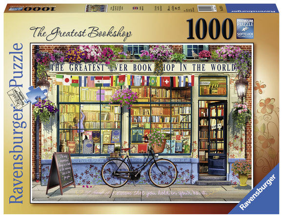 Ravensburger | The Greatest Bookstop | 1000 Pieces | Jigsaw Puzzle