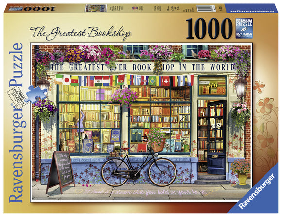 The Greatest Bookstop | Ravensburger | 1000 Pieces | Jigsaw Puzzle