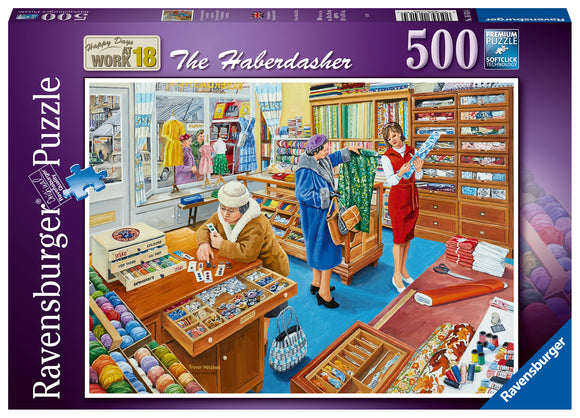 Ravensburger | The Haberdasher | 500 Pieces | Jigsaw Puzzle