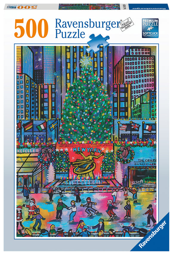 Ravensburger | Rockefeller Christmas | 500 Pieces | Jigsaw Puzzle