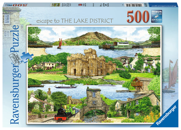 Ravensburger | Escape To The Lake District | 500 Pieces | Jigsaw Puzzle