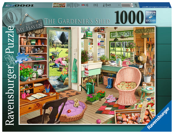 The Gardener's Shed - My Haven No.8 | Ravensburger | 1000 Pieces | Jigsaw Puzzle