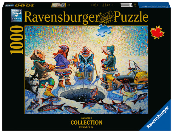 Ravensburger | Ice Fishing - Canadian Collection | 1000 Pieces | Jigsaw Puzzle