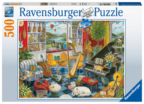 Ravensburger | The Music Room | 500 Pieces | Jigsaw Puzzle