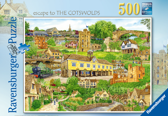 Ravensburger | Escape To The Cotswolds | 500 Pieces | Jigsaw Puzzle