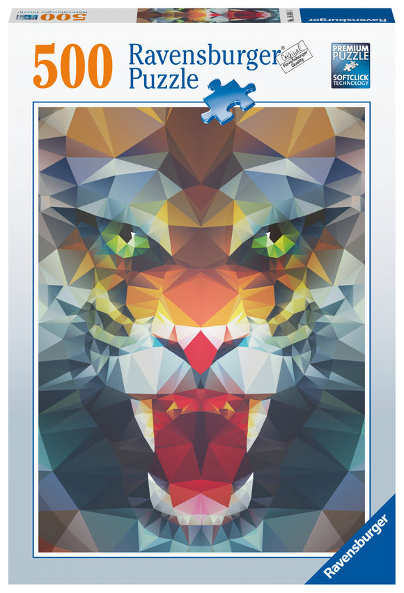 Ravensburger | Polygon Lion | 500 Pieces | Jigsaw Puzzle