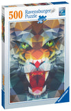 Ravensburger | Polygon Lion | 500 Pieces | Jigsaw Puzzle