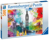Ravensburger | London Postcard | 500 Pieces | Jigsaw Puzzle