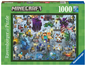 Minecraft Mobs | Ravensburger | 1000 Pieces | Jigsaw Puzzle