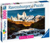 Mount Fitz Roy - Patagonia | Beautiful Mountains | Ravensburger | 1000 Pieces | Jigsaw Puzzle