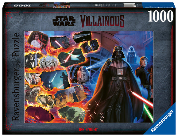 Ravensburger | Darth Vader - Star Wars Villainous | 1000 Pieces | Jigsaw Puzzle