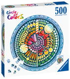 Ravensburger | Candy - Circle Of Colours | 500 Pieces | Circular Jigsaw Puzzle
