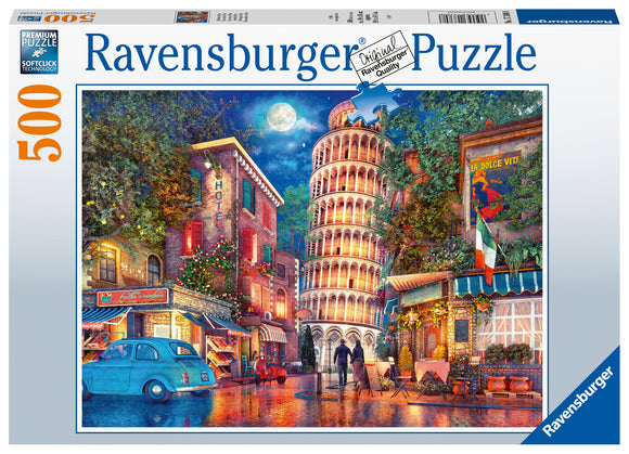 Ravensburger | Streets Of Pisa | 500 Pieces | Jigsaw Puzzle