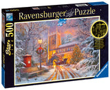 Magical Christmas - Star Line | Ravensburger | 500 Pieces | Jigsaw Puzzle | Glow In The Dark