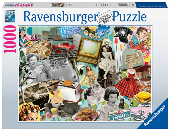 Ravensburger | The 50's | 1000 Pieces | Jigsaw Puzzle