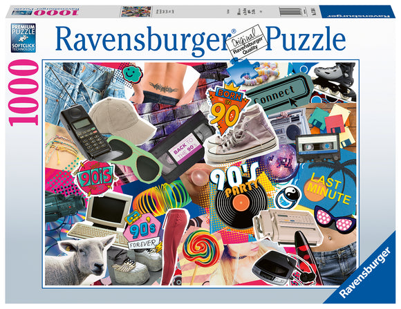 Ravensburger | The 90's | 1000 Pieces | Jigsaw Puzzle