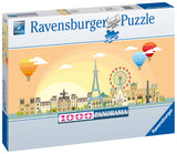 Ravensburger | A Day In Paris | 1000 Pieces | Panorama Jigsaw Puzzle