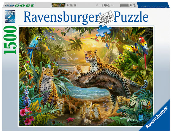 Ravensburger | Leopards In The Jungle | 1500 Pieces | Jigsaw Puzzle