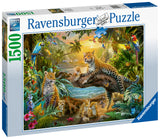Ravensburger | Leopards In The Jungle | 1500 Pieces | Jigsaw Puzzle