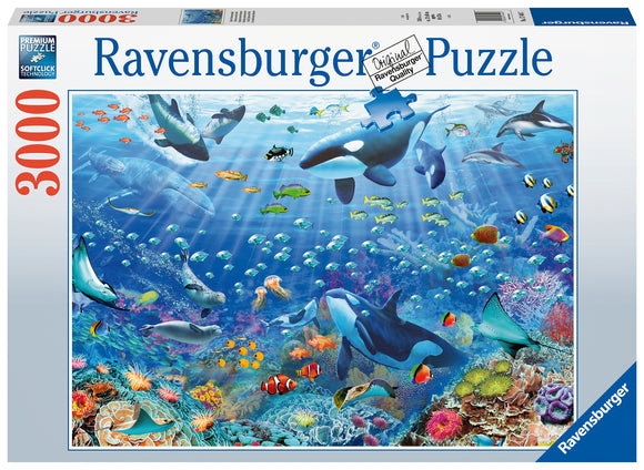 Ravensburger | Colourful Underwater World | 3000 Pieces | Jigsaw Puzzle