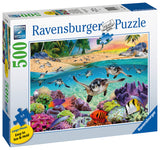 Race Of The Baby Sea Turtles | Ravensburger | 500 Extra Large Pieces | Jigsaw Puzzle