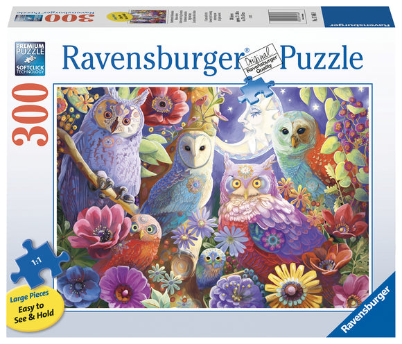 Night Owl Hoot | Ravensburger | 300 Extra Large Pieces | Jigsaw Puzzle