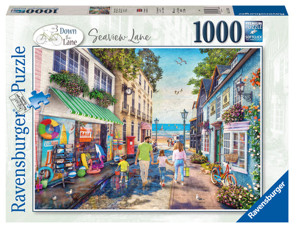 Ravensburger | Seaview Lane - Down The Lane No.3 | 1000 Pieces | Jigsaw Puzzle