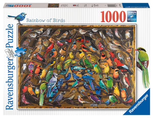 Rainbow Of Birds | Ravensburger | 1000 Pieces | Jigsaw Puzzle