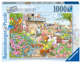 Beach Garden Cafe | Cosy Cafe Collection No.1 | Ravensburger | 1000 Pieces | Jigsaw Puzzle