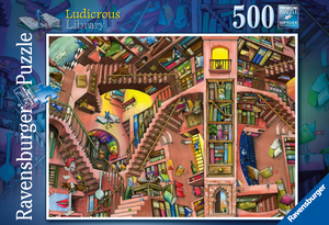 Ludicrous Library - Colin Thompson | Ravensburger | 500 Pieces | Jigsaw Puzzle