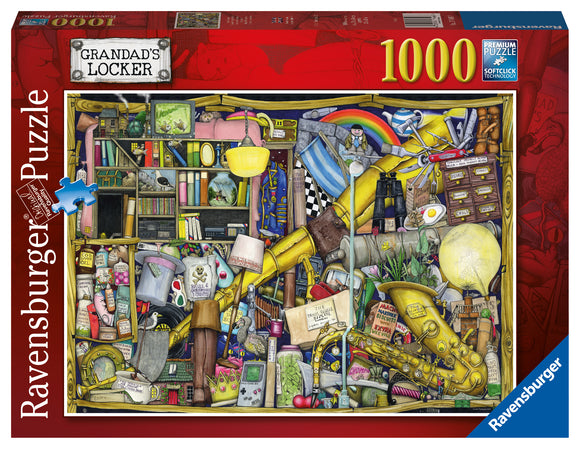 Ravensburger | Grandads Locker | Colin Thompson | 1000 Pieces | Jigsaw Puzzle
