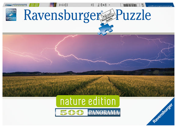 Ravensburger | Summer Thunderstorm | Nature Edition | 500 Pieces | Panorama Jigsaw Puzzle