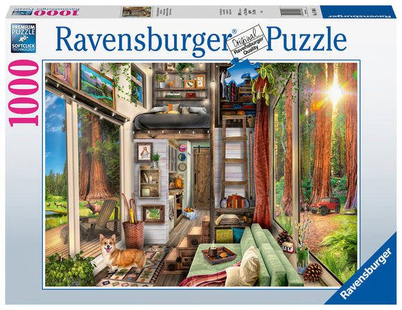 Ravensburger | Redwood Forest Tiny House | 1000 Pieces | Jigsaw Puzzle