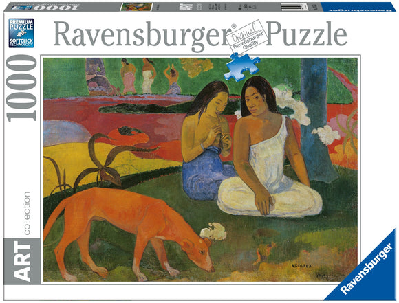 Arearea (The Red Dog) - Gauguin | Art Collection | WJPC | Ravensburger | 1000 Pieces | World Championship Jigsaw Puzzle