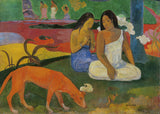 Arearea (The Red Dog) - Gauguin | Art Collection | WJPC | Ravensburger | 1000 Pieces | World Championship Jigsaw Puzzle