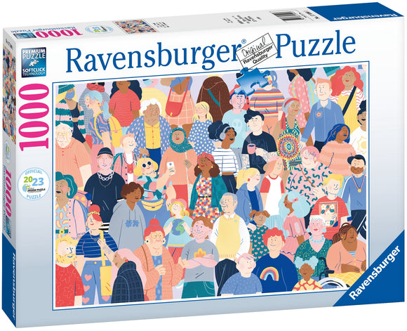 Ravensburger | Puzzle People - Marie Boiseau | WJPC | 1000 Pieces | World Championship Jigsaw Puzzle