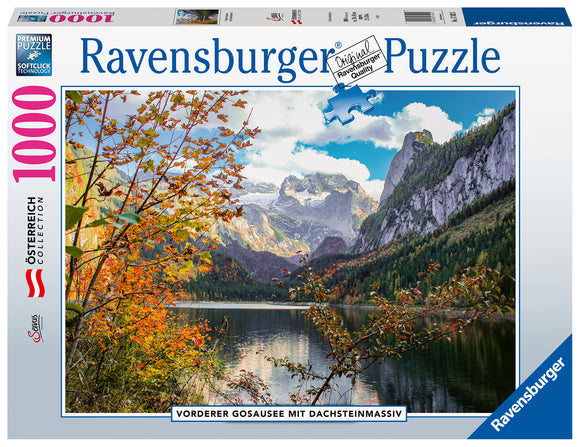 Ravensburger | Vorderer Gosausee Mit Dachsteinmassiv - Osterreich Collection | 1000 Pieces | Jigsaw Puzzle