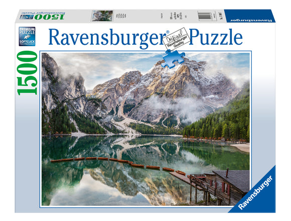 Ravensburger | Lake Braies | 1500 Pieces | Jigsaw Puzzle