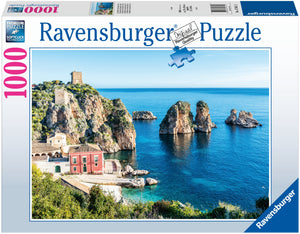 Sea Stacks At Scopello - Sicily | Ravensburger | 1000 Pieces | Jigsaw Puzzle