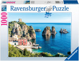 Sea Stacks At Scopello - Sicily | Ravensburger | 1000 Pieces | Jigsaw Puzzle