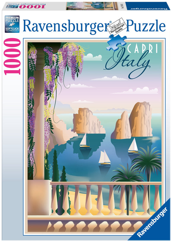 Ravensburger | Postcard from Capri - Italy | 1000 Pieces | Jigsaw Puzzle