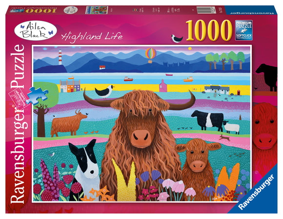 Highland Life - Ailsa Black | Ravensburger | 1000 Pieces | Jigsaw Puzzle