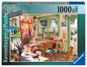 The Artist's Shed - My Haven No.11 | Ravensburger | 1000 Pieces | Jigsaw Puzzle