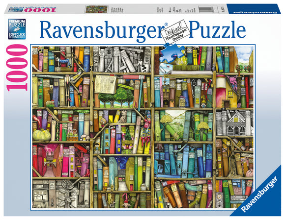 Ravensburger | The Bizarre Bookshop - Colin Thompson | 1000 Pieces | Jigsaw Puzzle