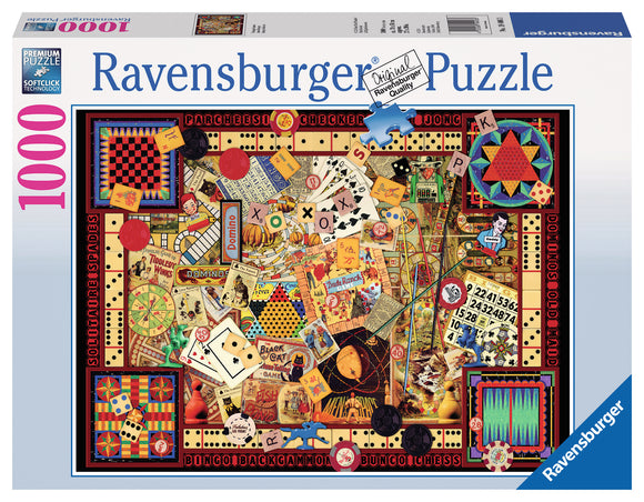 Ravensburger | Vintage Games | 1000 Pieces | Jigsaw Puzzle