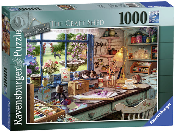 Ravensburger | The Craft Shed - My Haven No.1 | 1000 Pieces | Jigsaw Puzzle