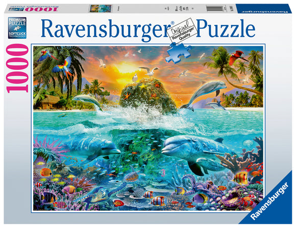 Ravensburger | The Underwater Island | 1000 Pieces | Jigsaw Puzzle