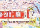 Sakura Train | Botop | 300 Piece Puzzle | Jigsaw Puzzle - Mystery Matrix