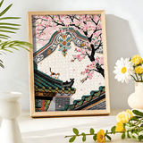 Spring Scenery | Botop Blackcard | 300 Pieces | Jigsaw Puzzle - Puzzles +