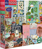 Strawberry Kitchen - Abby Jacobs | Eeboo | 1000 Pieces | Jigsaw Puzzle - Puzzles +